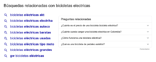 Cómo hacer Marketing de contenidos desde tu Blog 5 Agencia de Marketing Digital Bogotá - BrandSavers Busquedas relacionadas Bicicletas Electricas 01 Agencia de Marketing Digital Bogotá - BrandSavers