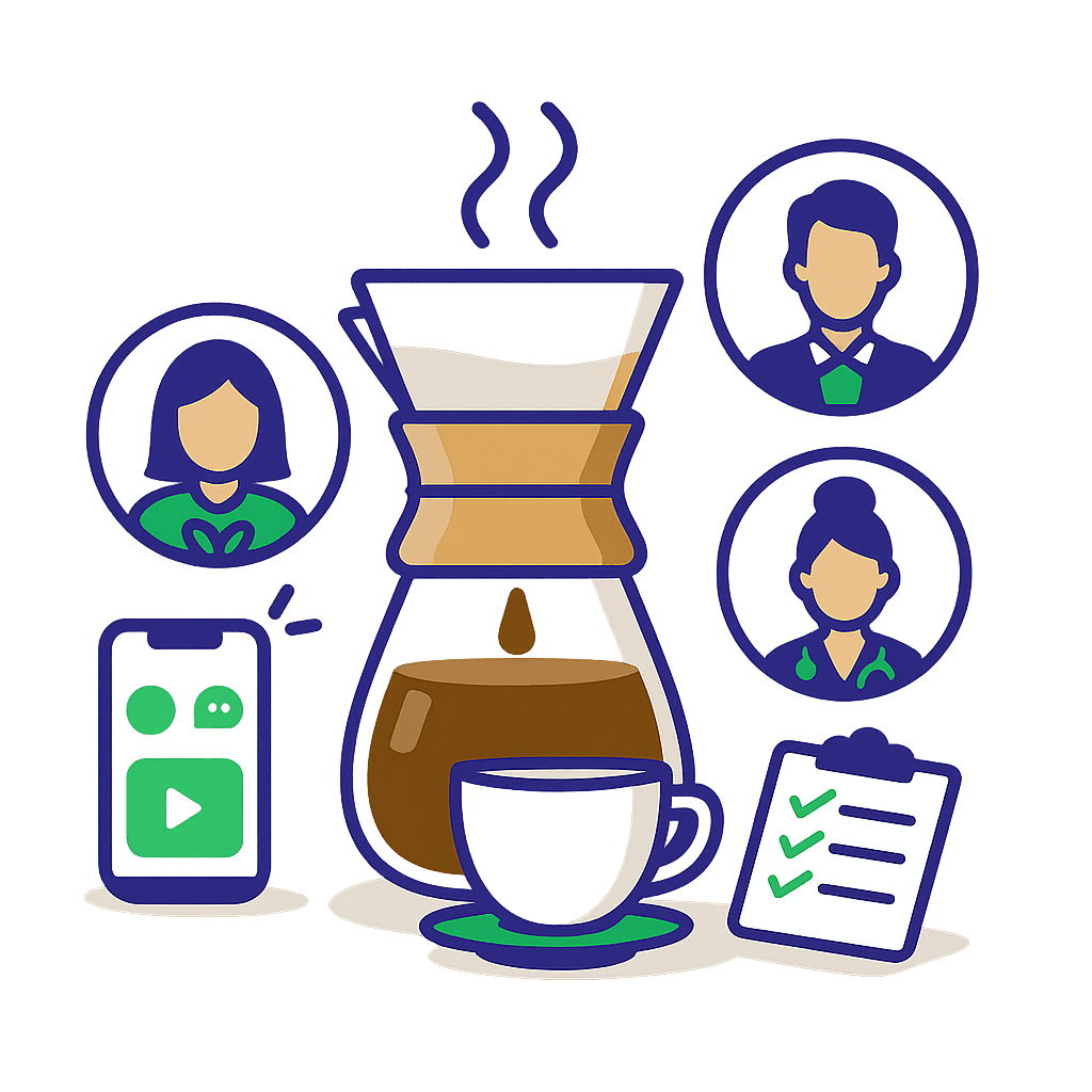 Foto Taller Marketing y Café